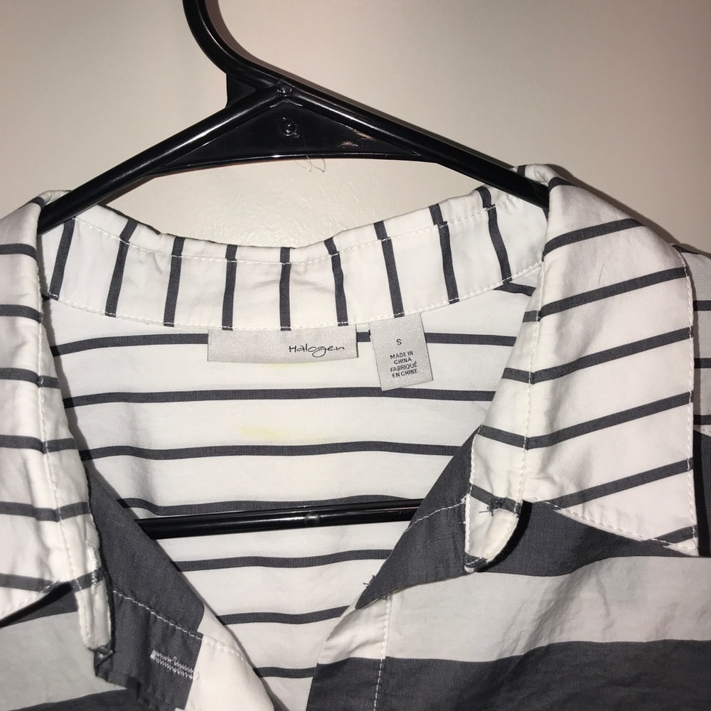 Halogen striped button up - Picture 4 of 6